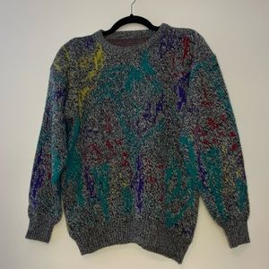 Vintage printed sweater